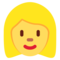 Woman- Blond Hair emoji on Twitter